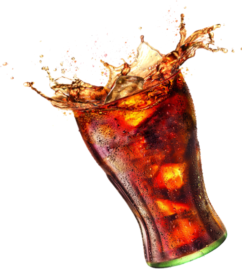 Soft drink Coca Cola Juice Milkshake, Coke, clear drinking glass