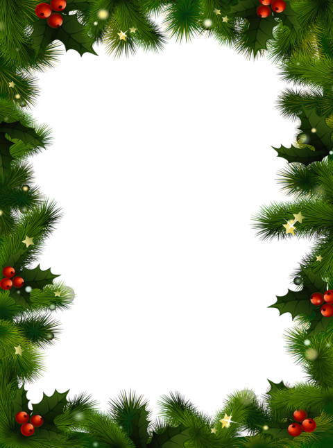 Christmas decoration Santa Claus, Christmas Border,
