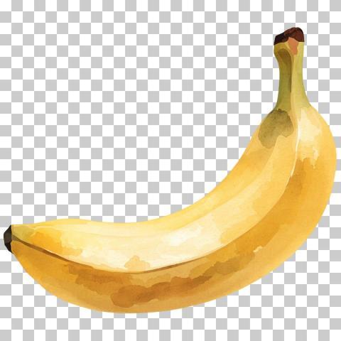banana isolated white background (5)